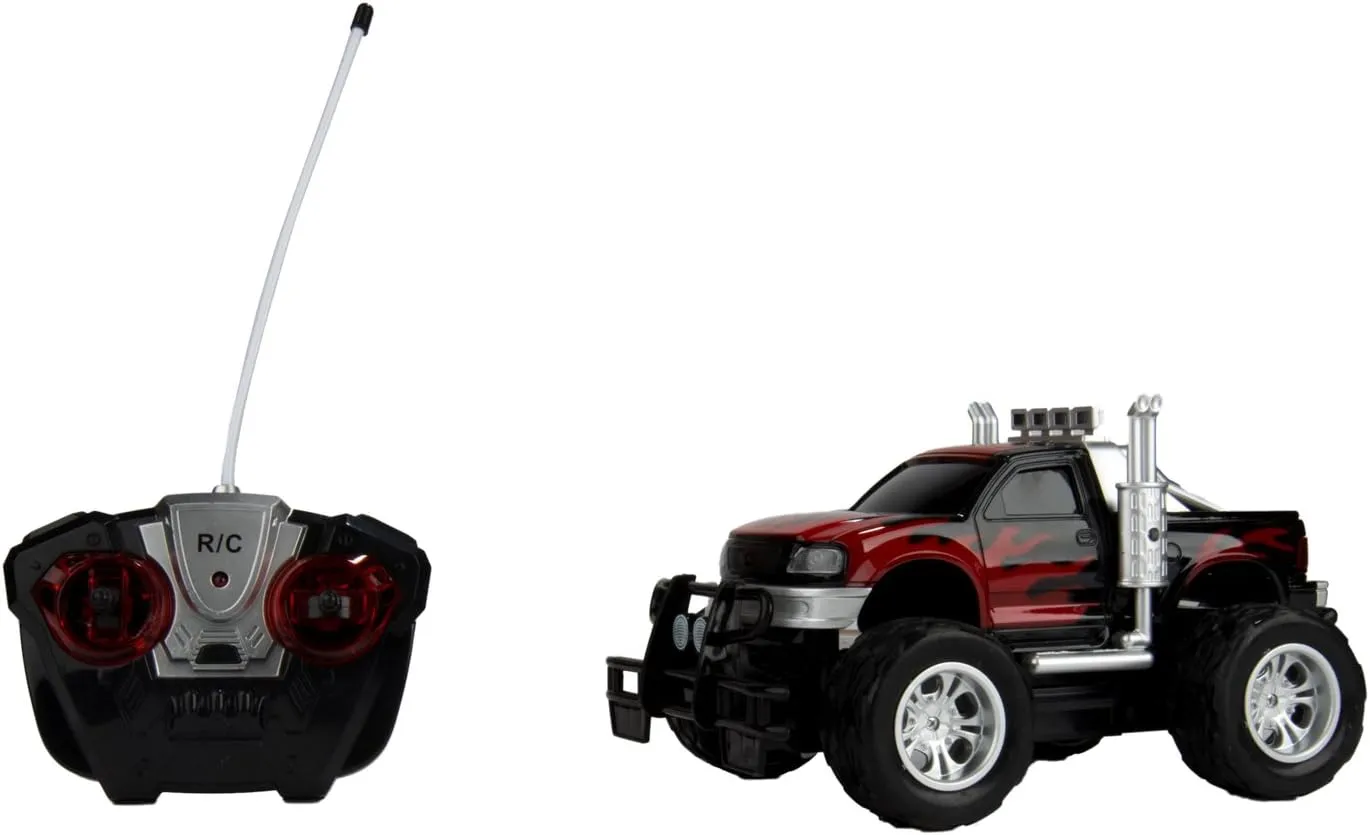 All Terrain Remote Control Extreme Sports Truck Rugged Off-Roader Toy Racing Car for Kids, Children, Teens