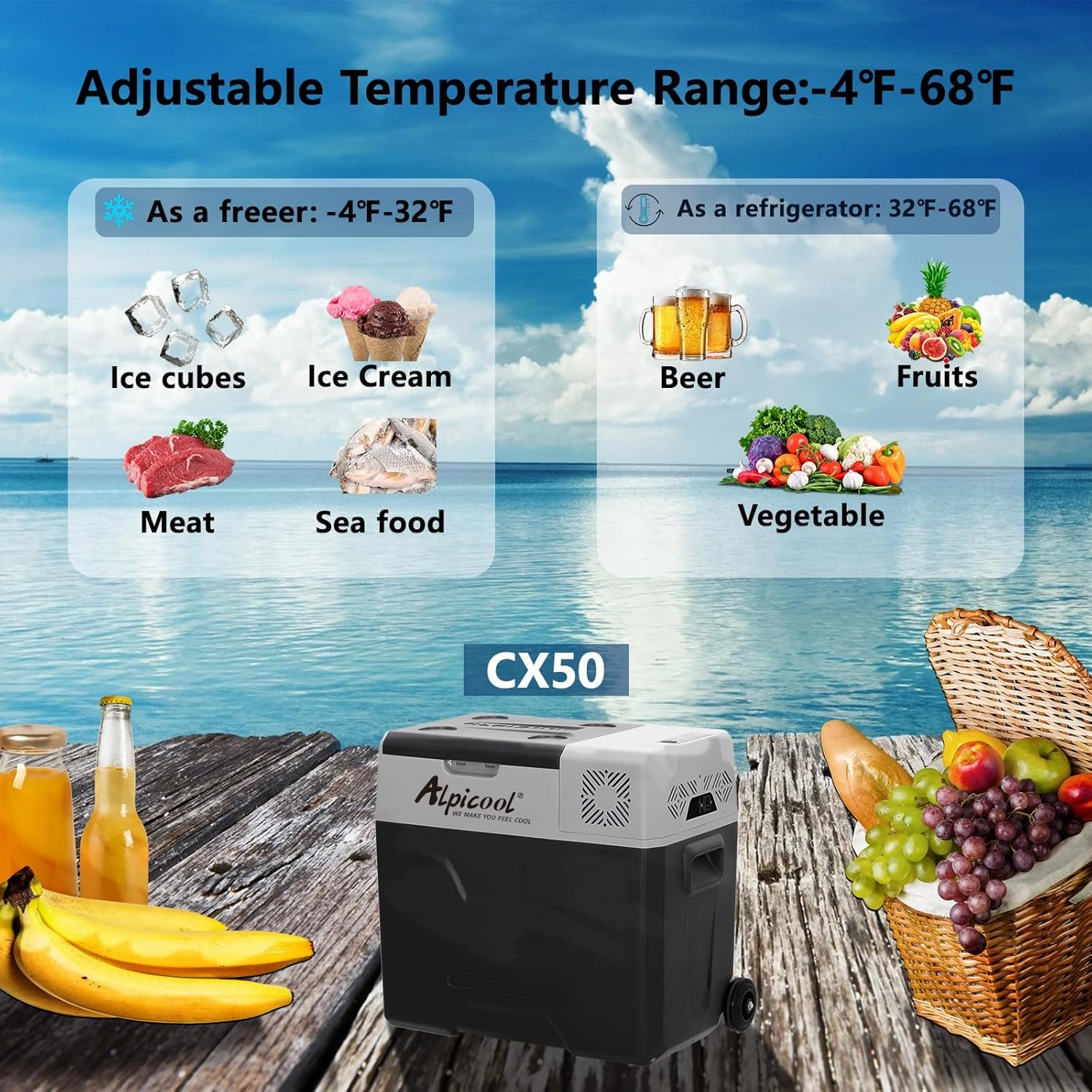 Alpicool Portable Refrigerator