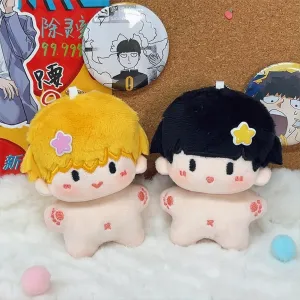 Anime Plush Kageyama Shigeo/Mob/Reigen Arataka Soft Stuffed Figure Pendant Bag Accessories 4.7Inch