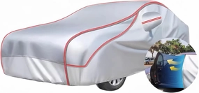 Anti-Hail Car Cover for Aston Martin DBX SUV, Waterproof All Weather Full car Cover, Multifunctional-Layer Thickened Cotton Automobiles for Rain Snow Sun Hail(Silver)