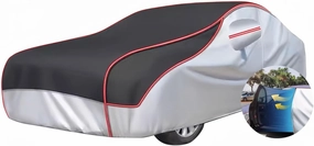 Anti-Hail Car Cover for Citroen Berlingo 2018-2024 K9 SWB, Waterproof All Weather Full car Cover, Multifunctional-Layer Thickened Cotton Automobiles for Rain Snow Sun Hail(Black)