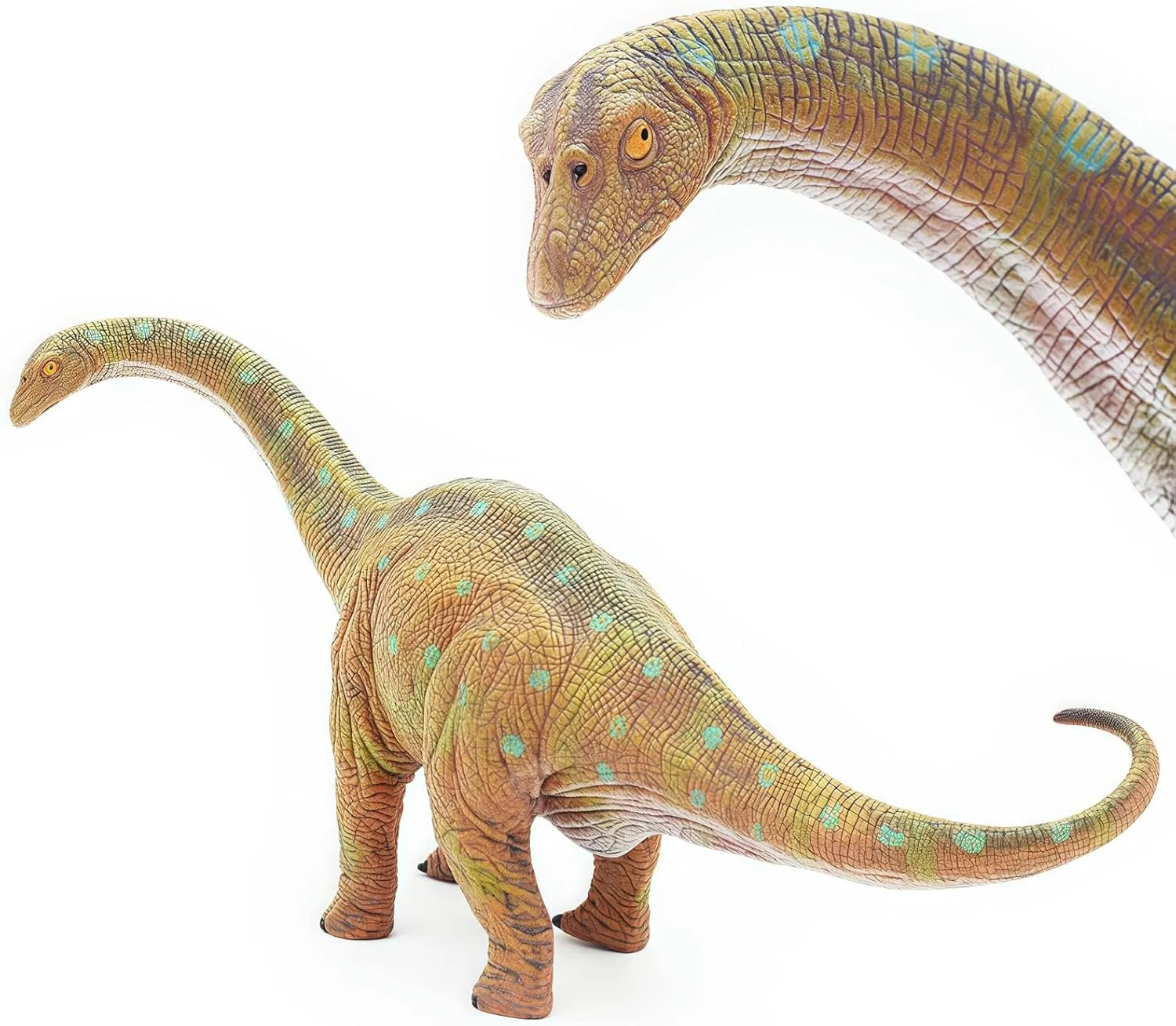 Apatosaurus (Brontosaurus) Dinosaur Toys Dinosaur Figurine Dino Model Toy for Boys and Girls 3-12 Years Old-Big Size