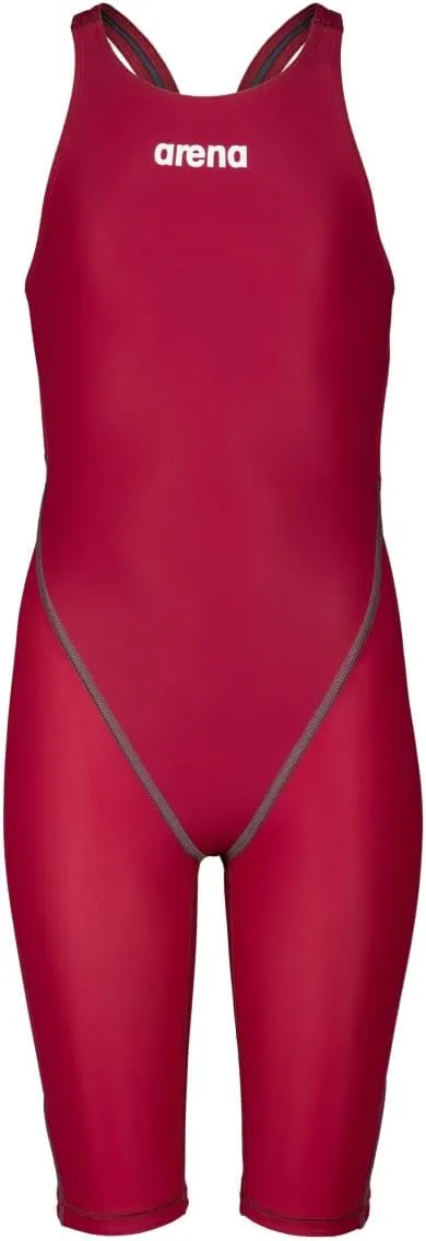 ARENA Girls Open Back Racing Tech Suit Powerskin St Next Kneeskin Swimsuit