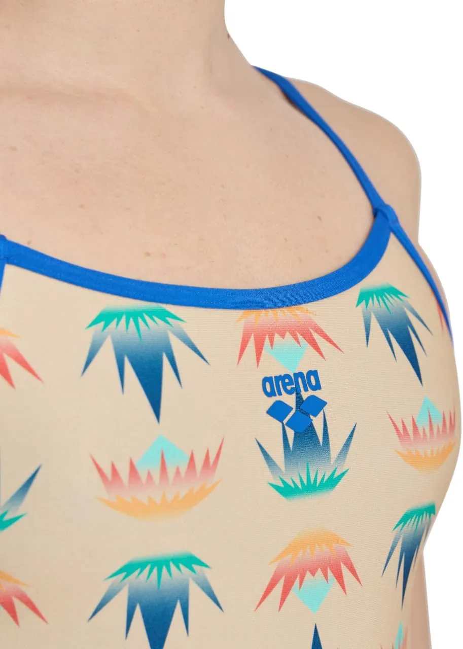 ARENA Performance Women's Desert Vibes MaxLife Swimsuit Booster Back One Piece Racing Competition Training Bathing Suit