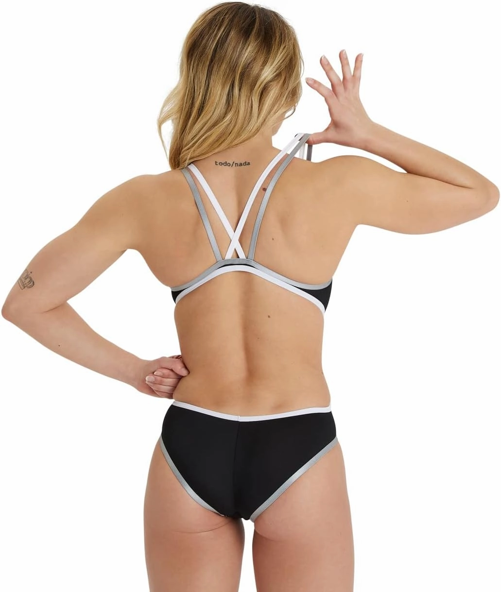 ARENA One Women's Sports Swimsuit Double Cross Back MaxLife One Piece Pool Racing Training Competitive Swim Bathing Suit