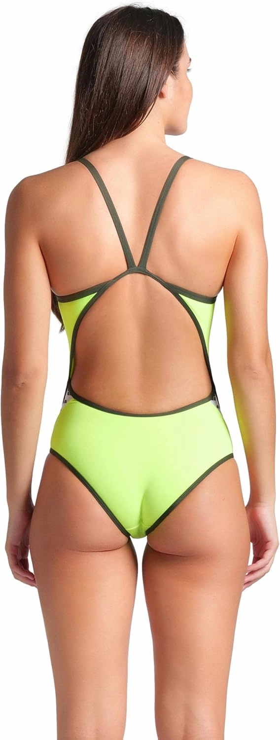 ARENA Women's Icons Solid Sports Swimsuit Super Fly Back Racing Training Competitive Swim Bathing Suit Athletic Swimwear