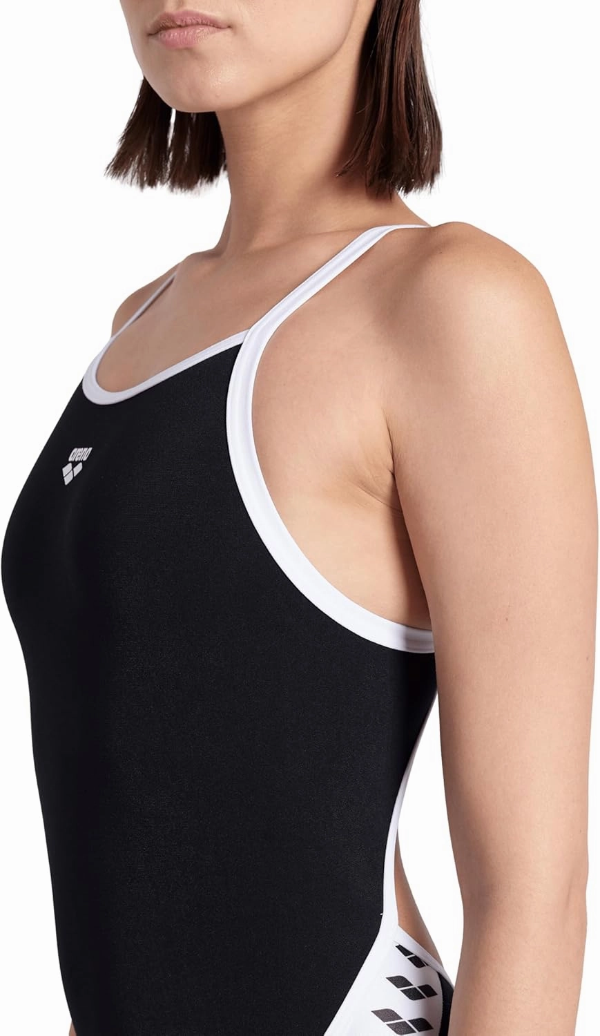 ARENA Women's Icons Solid Sports Swimsuit Super Fly Back Racing Training Competitive Swim Bathing Suit Athletic Swimwear
