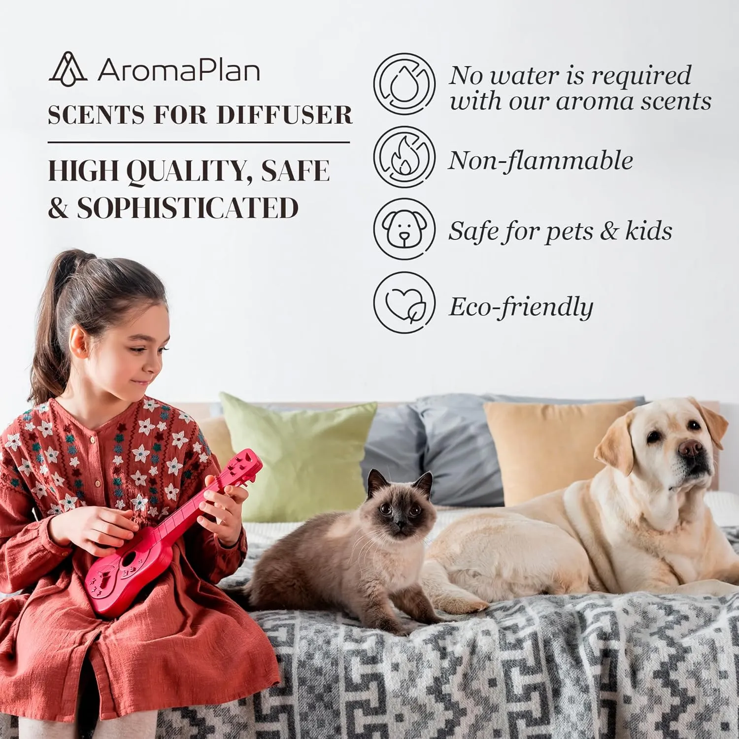 Aromaplan Hotel Scents Inspired by Baccarat Rouge, 1.5 Fl Oz (45 ml)- Home Luxury Aroma & Hotel Fragrance Essential Oil for Aromatherapy- USA Made, Bolder Aroma & Longer Lasting
