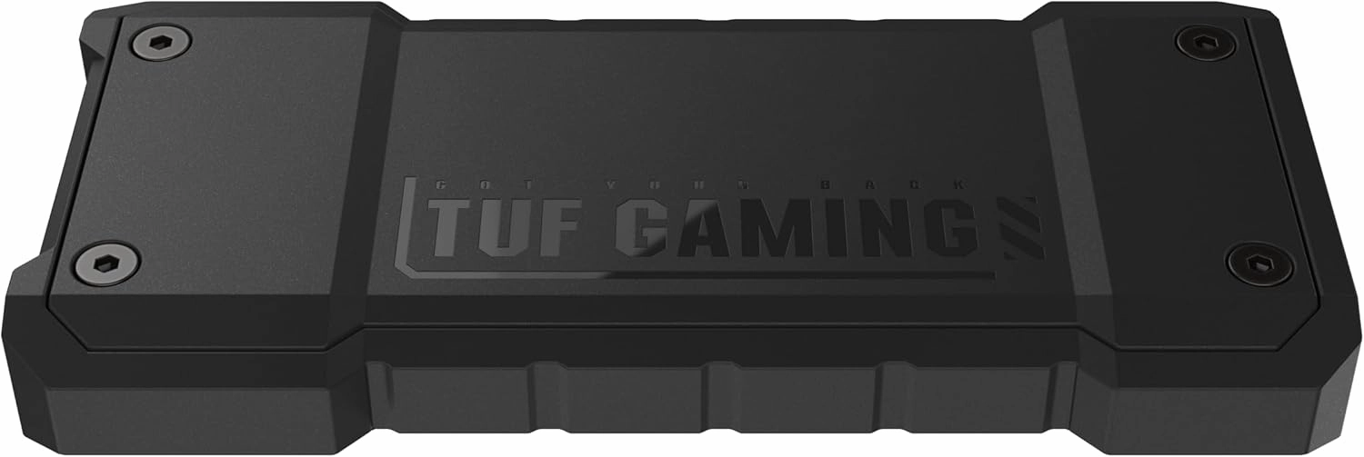 ASUS TUF Gaming A2- USB-C 3.2 Gen 2x2 Portable SSD Enclosure, Dual M.2 NVMe PCIe and SATA, MIL-STD-810H Drop Resistance, IP68 Water and dust Resistance, Aluminum Alloy Chassis and a Thermal pad