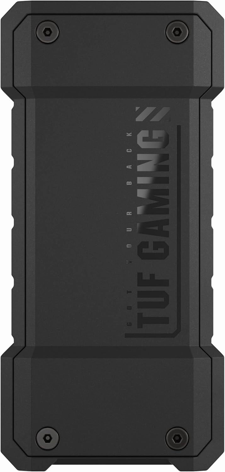 ASUS TUF Gaming A2- USB-C 3.2 Gen 2x2 Portable SSD Enclosure, Dual M.2 NVMe PCIe and SATA, MIL-STD-810H Drop Resistance, IP68 Water and dust Resistance, Aluminum Alloy Chassis and a Thermal pad