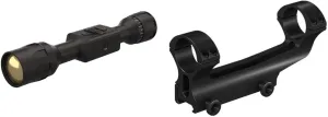 ATN Thor LT 320 5-10x Thermal Rifle Scope (TIWSTLT350X) and ATN Quick Detach Mount for 30mm Scope Tube, Black