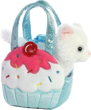 Aurora® Fashionable Fancy Pals™ Sweets Kitty Stuffed Animal - On-The-go Companions - Stylish Accessories - Multicolor 7 Inches