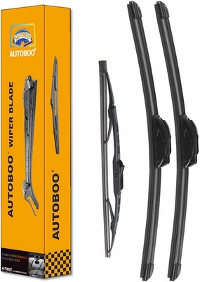 AUTOBOO 24" 20" Windshield Wipers with 11" Rear Wiper Blade Replacement for Cadillac XT5 2017 2018 2019 2020 2021 2022 2023 -Original Factory Quality (Pack of 3)