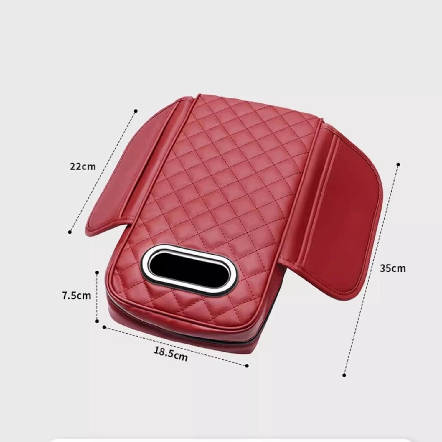 Automobile Armrest Covers for Maxus e-Deliver 3/e-Deliver 5/e-Terron 9/Euniq 5/Euniq 6/Euniq 7, Car Center Console Cover,Waterproof Armrest Seat Box Pad, Interior Accessories,E-Beige