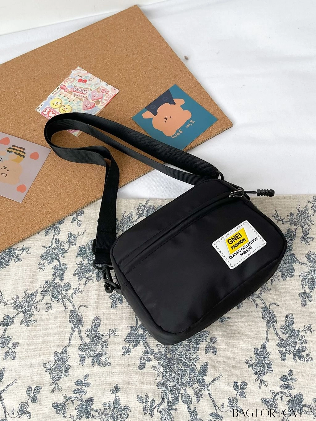 BagForLove - Compact Letter Graphic Crossbody Bag