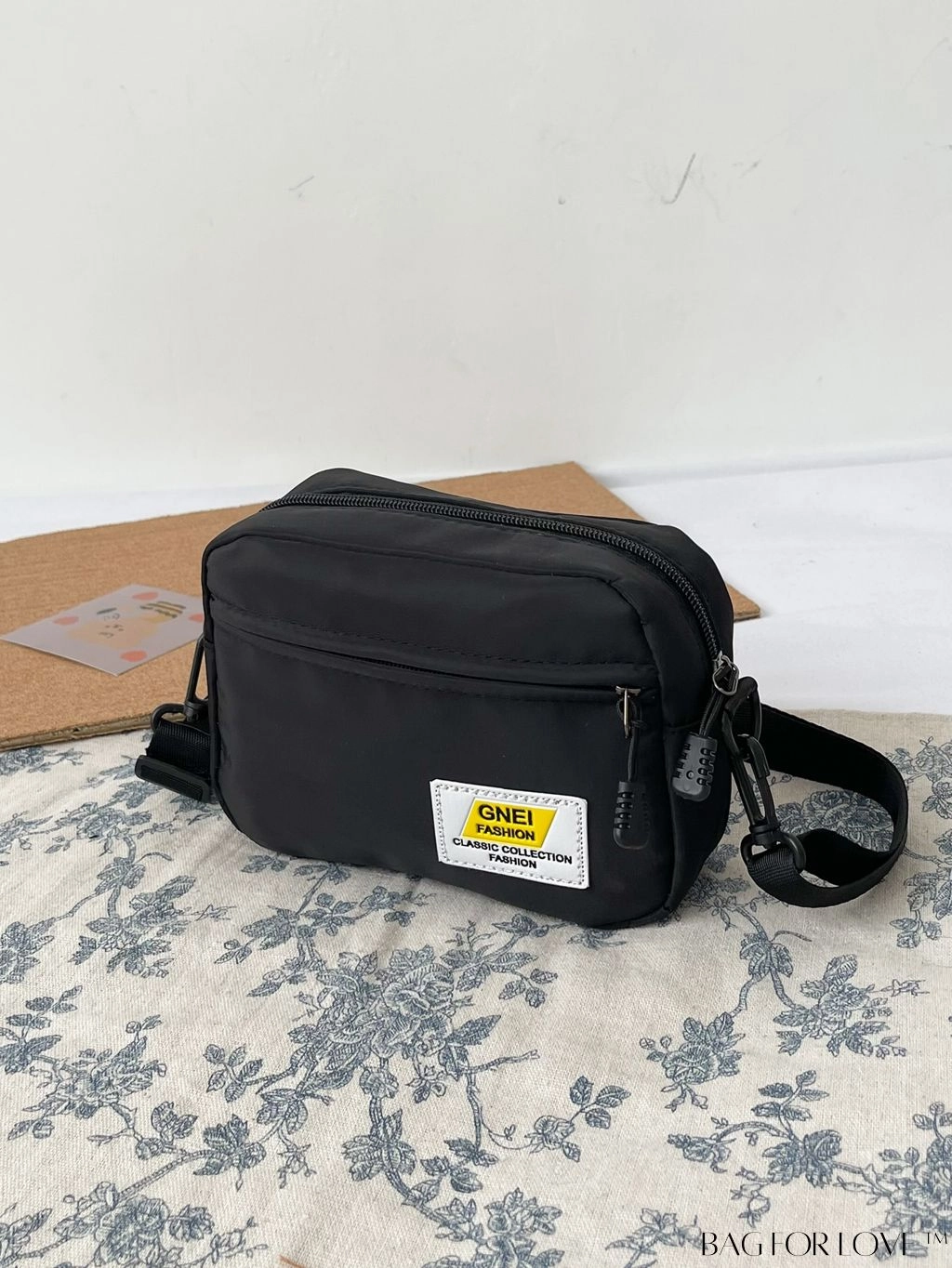 BagForLove - Compact Letter Graphic Crossbody Bag