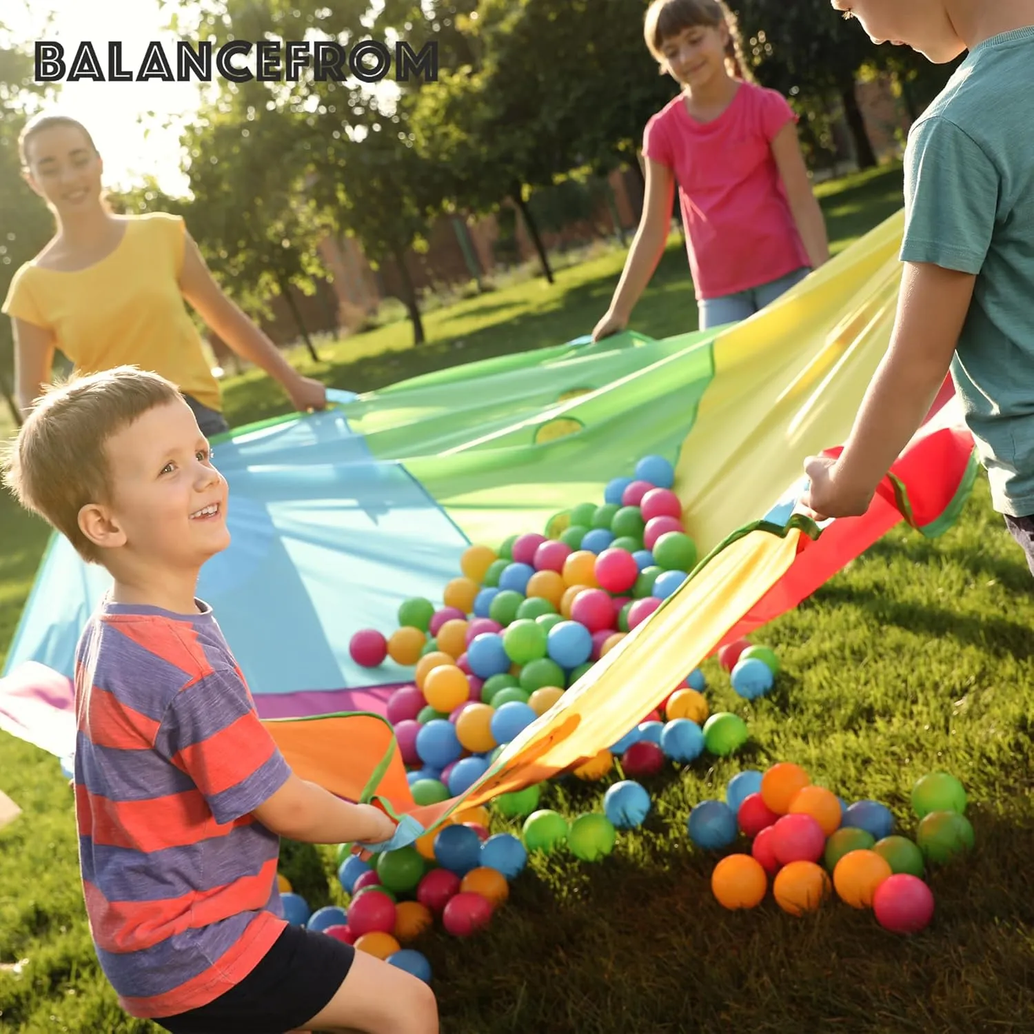 BalanceFrom Play Pit Balls, Kids Plastic Toy Balls for Playpen, Bounce House, or Pool
