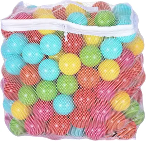 BalanceFrom Play Pit Balls, Kids Plastic Toy Balls for Playpen, Bounce House, or Pool