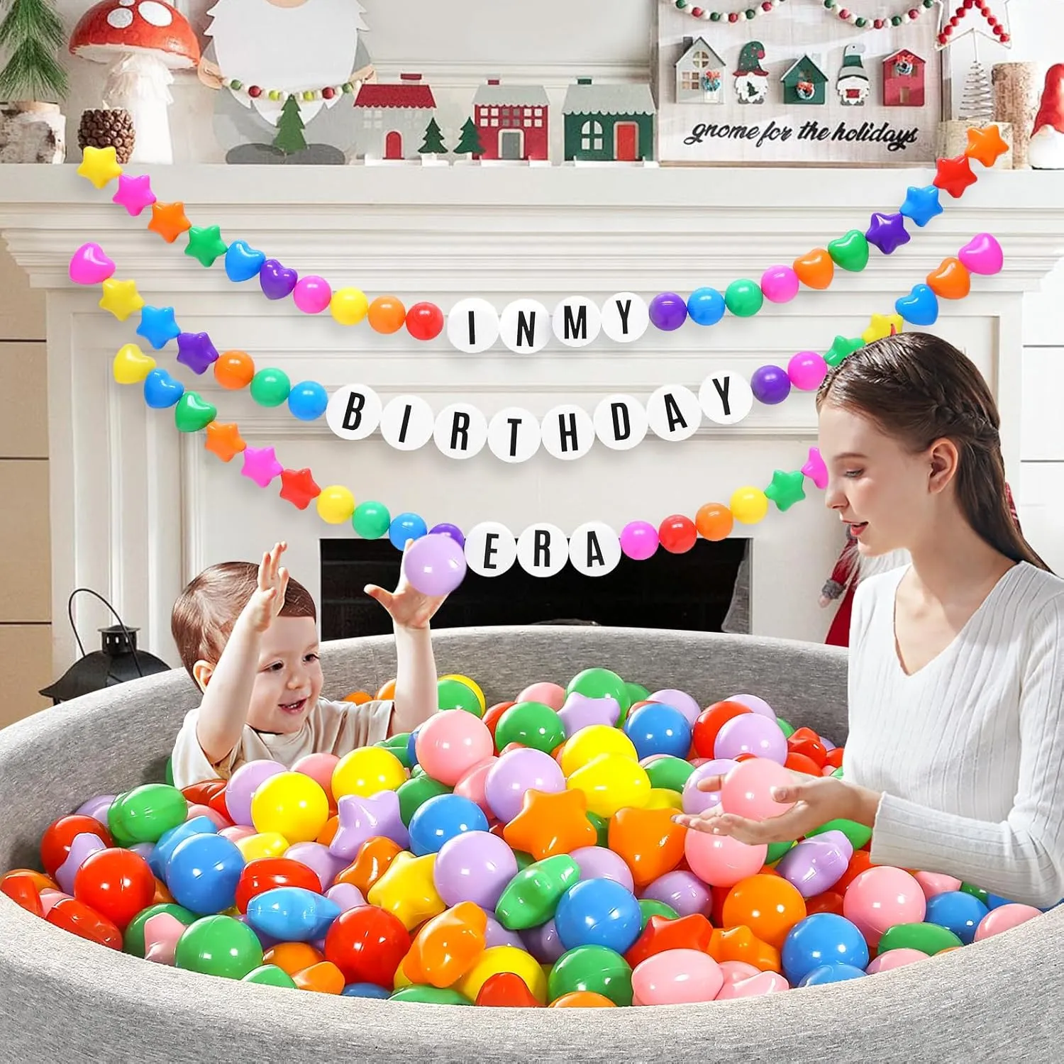 Ball Pit Balls 100 200 500 1000 Plastic Balls for Toddlers Phthalate Free BPA Free Crush Proof Balls in Reusable Play Toys for Kids with Storage Bag Indoor Outdoor