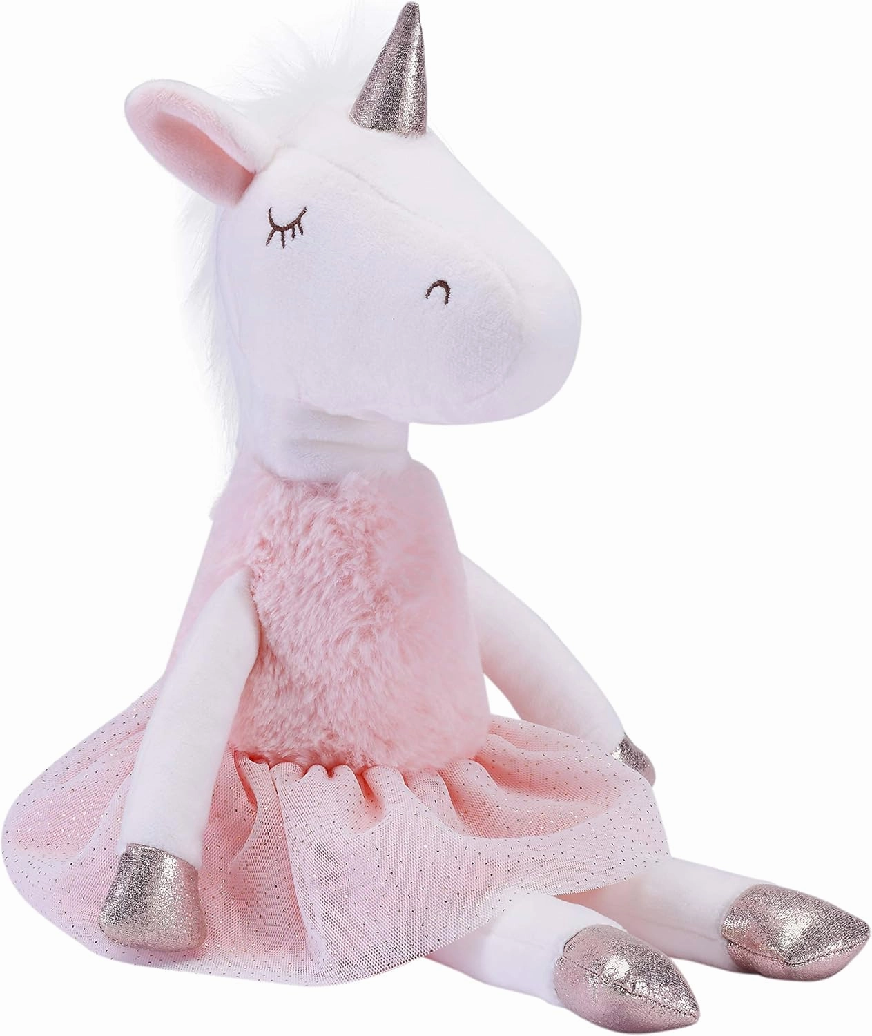 Ballerina Stuffed Unicorn, Unicorn Stuffed Animal, Unicorns Gifts and Doll for Dance Recitals and Ballerinas