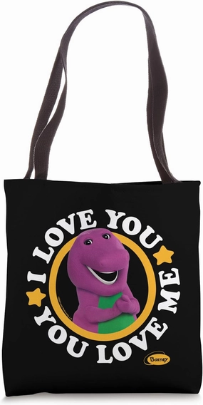 Barney - I Love You You Love Me Song Purple Dinosaur Tote Bag