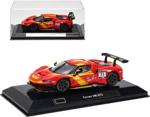 Bburago 2023 1/43 296 GT3 Alloy Racing Rally Car for Ferrari 296 GT3 Adult Die Cast Luxury Vehicles Collectible Model