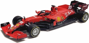 Bburago B18-36829S 1:43 F1 2021 Ferrari SF21 SAINZ, Assorted Designs and Colours for Unisex Adult