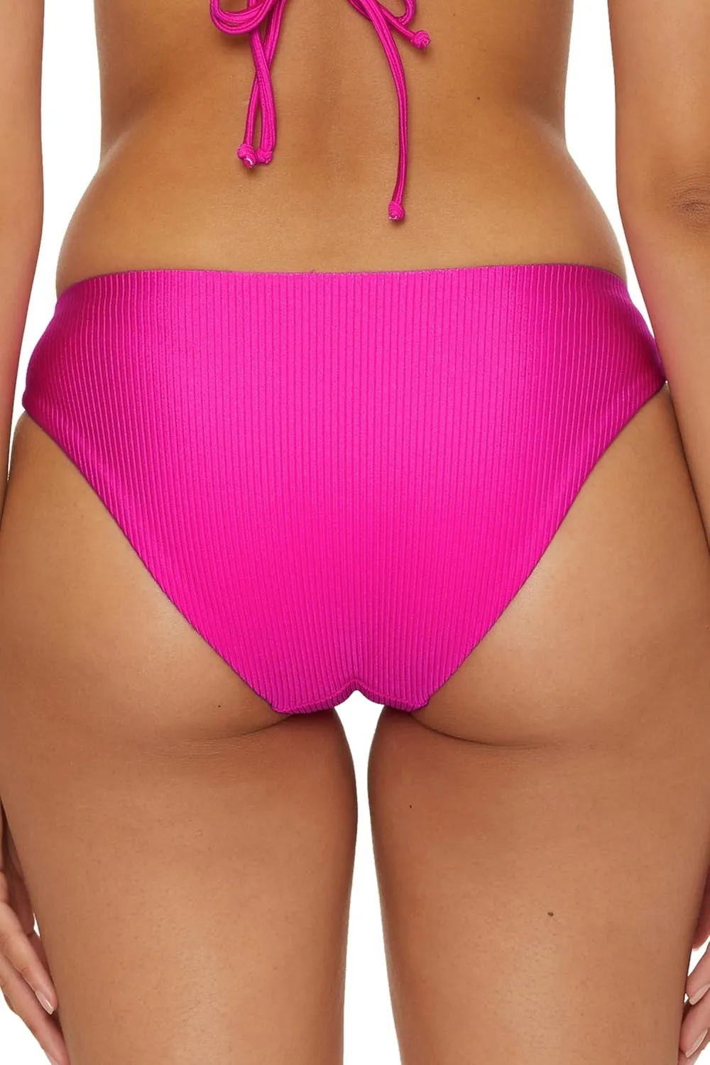 BECCA Women's Monte Carlo Ring Bikini Bottom, Cheeky Coverage, Swimwear Separates