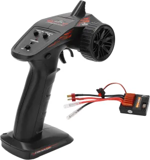 Black 2 4G Remote Controller Radio Transmitter Receiver for ZD Racing 1 10 RC Car with 40A Brushed ESC Stable Signal Transmission Long Control Distance and Unique