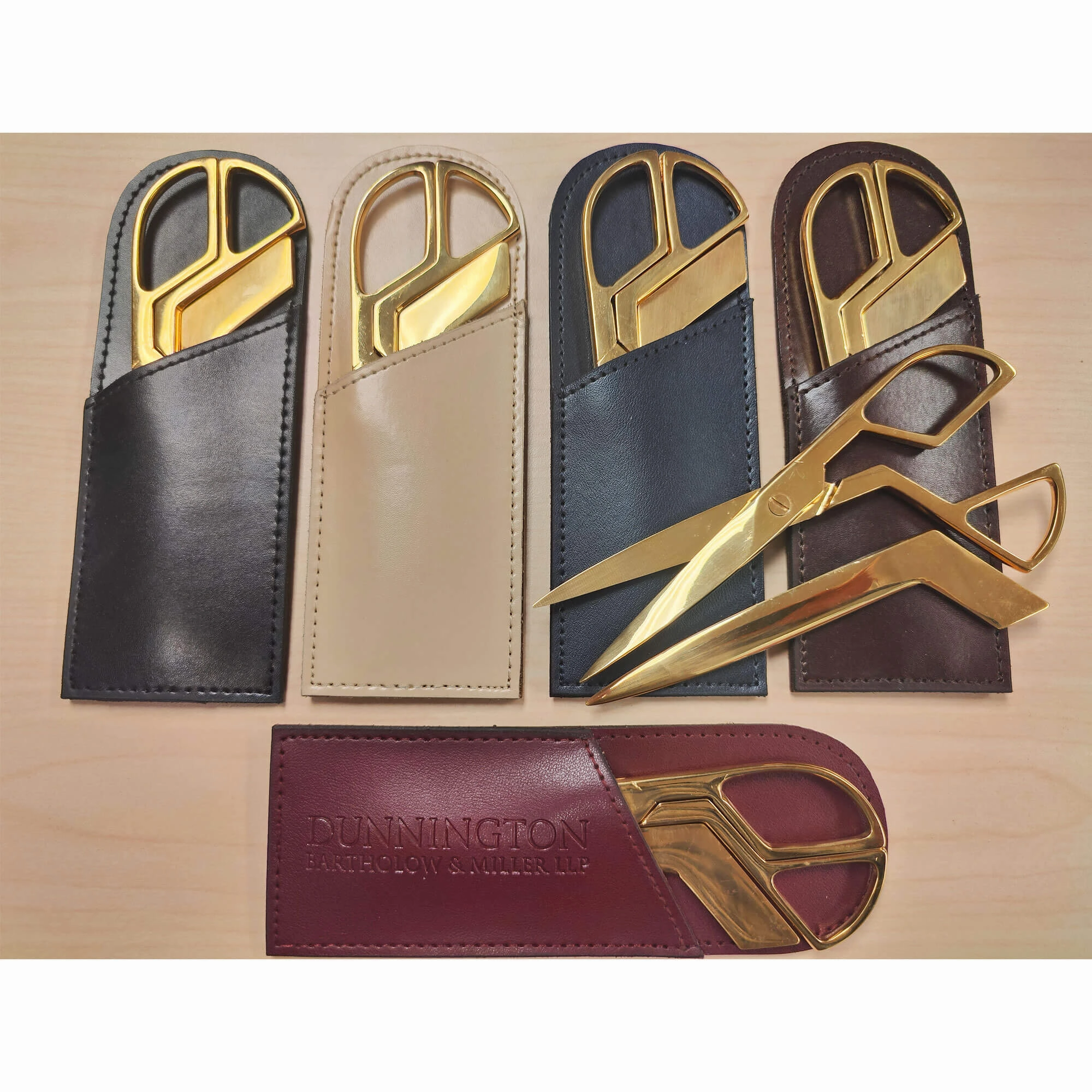 Black Bonded Leather Mini Library Set