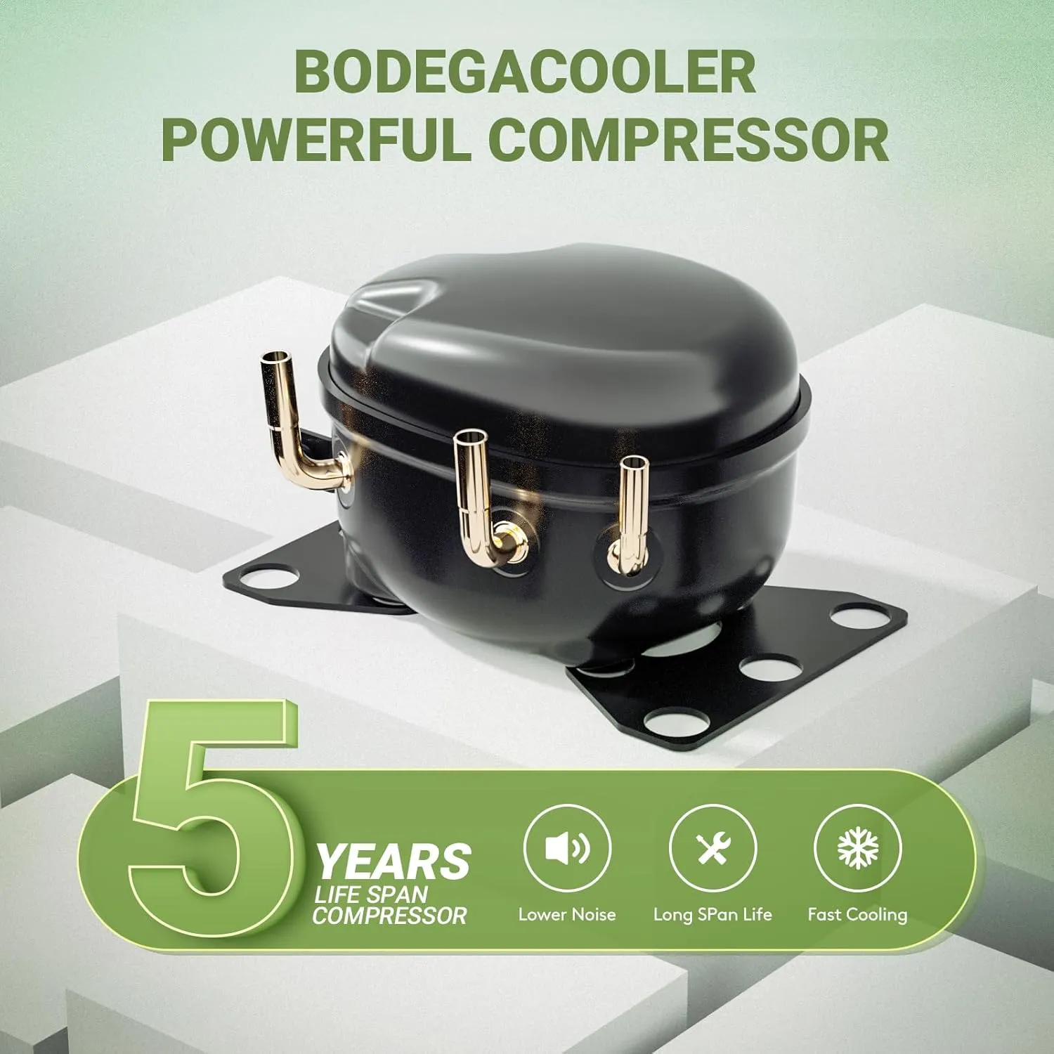 BODEGACOOLER 12V Portable Refrigerator, 42Quart (40L) Dual Zone Car Refrigerator, RV Car Fridge APP Control, -4℉-68℉Portable Freezer 12/24V DC 100-240V AC for Outdoor Camping Travel Vehicles Home Use