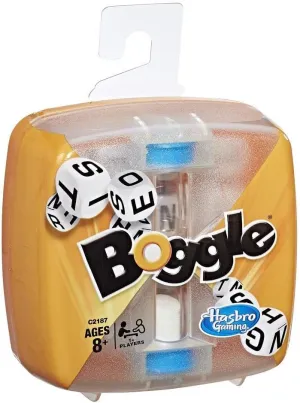Boggle Classic Game | Word Search Games | Ages 8  | 1 or More Players | Portable Travel Size | Fun Family Dice Games for Adults and Kids