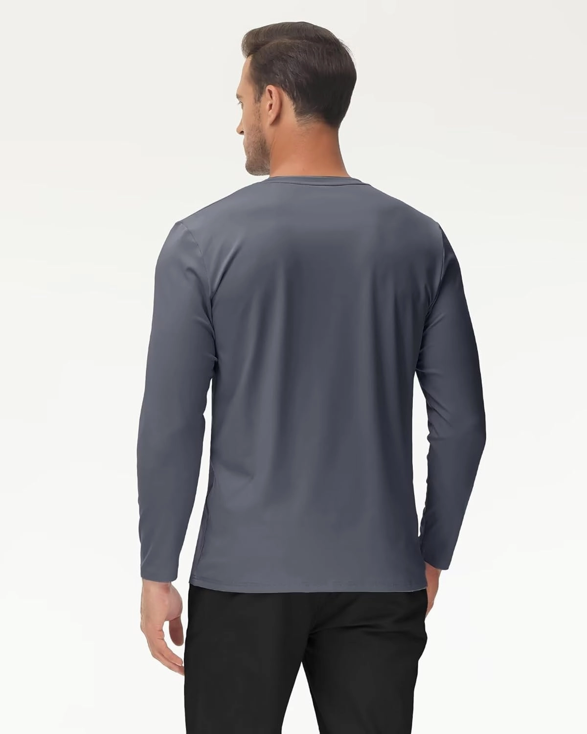 Boladeci Men's UPF 80  Sun Shirts Long Sleeve Lightweight UV Protection SPF Shirts Rash Guard Swim T-Shirts