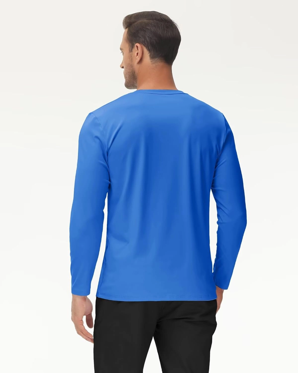 Boladeci Men's UPF 80  Sun Shirts Long Sleeve Lightweight UV Protection SPF Shirts Rash Guard Swim T-Shirts
