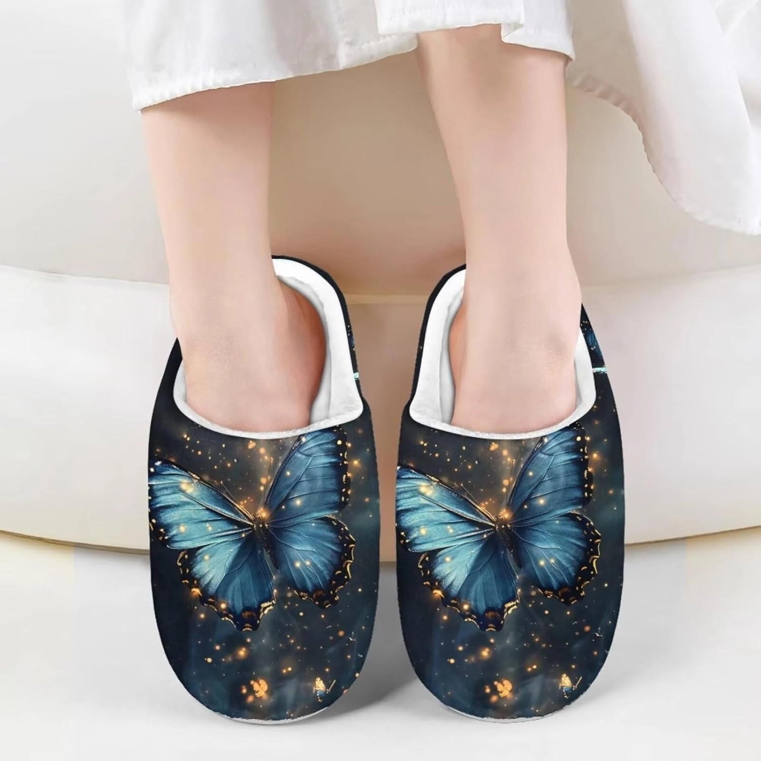 Boys Girls Cozy House Slippers Warm Plush Winter Cotton Shoes Breathable Kids Flannel Fuzzy Slippers Indoor Shoes Non Slip US 9-15