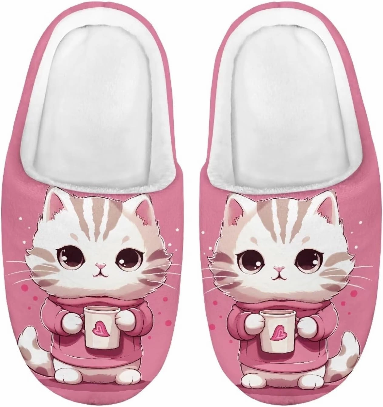 Boys Girls Cozy House Slippers Warm Plush Winter Cotton Shoes Breathable Kids Flannel Fuzzy Slippers Indoor Shoes Non Slip US 9-15