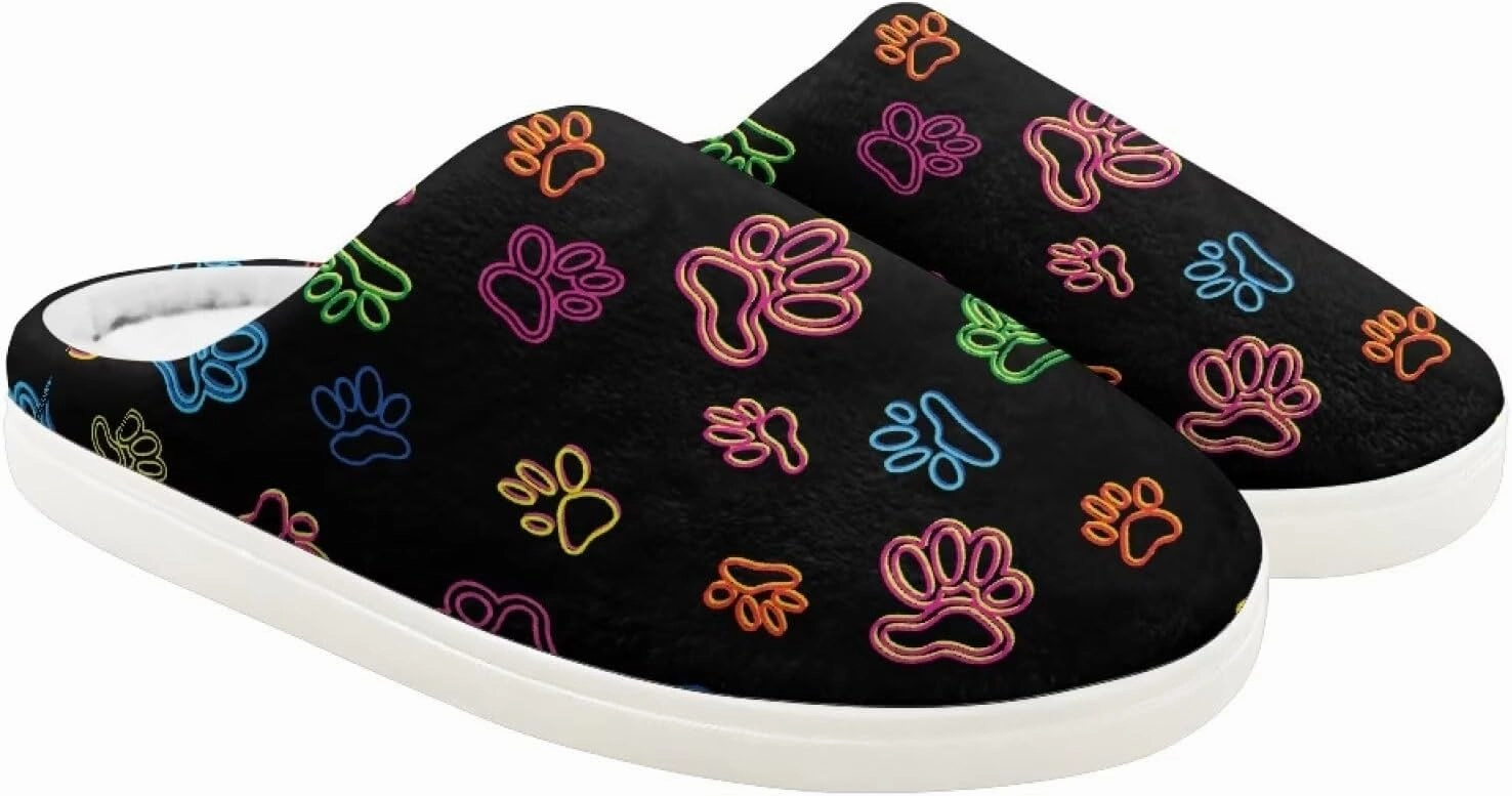 Boys Girls Cozy House Slippers Warm Plush Winter Cotton Shoes Breathable Kids Flannel Fuzzy Slippers Indoor Shoes Non Slip US 9-15