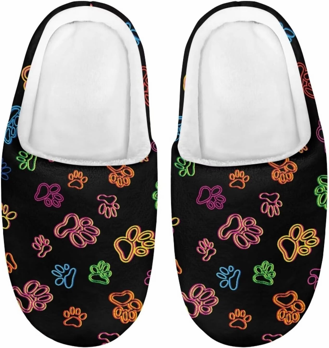 Boys Girls Cozy House Slippers Warm Plush Winter Cotton Shoes Breathable Kids Flannel Fuzzy Slippers Indoor Shoes Non Slip US 9-15