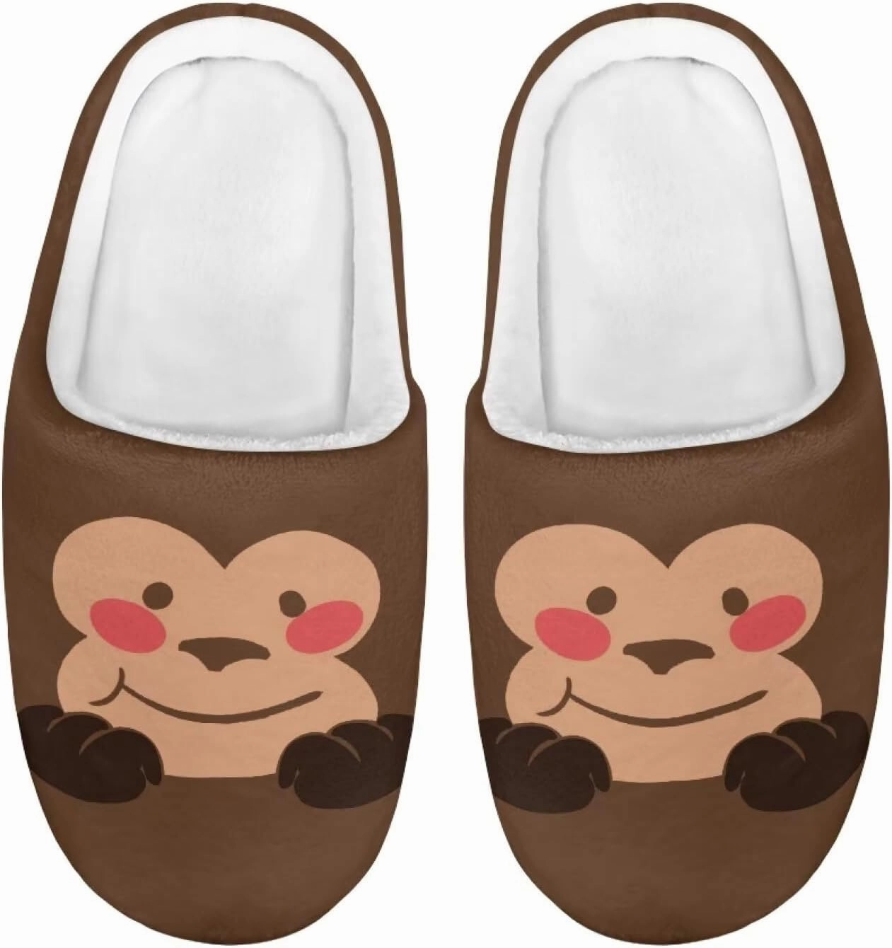 Boys Girls Cozy House Slippers Warm Plush Winter Cotton Shoes Breathable Kids Flannel Fuzzy Slippers Indoor Shoes Non Slip US 9-15