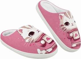 Boys Girls Cozy House Slippers Warm Plush Winter Cotton Shoes Breathable Kids Flannel Fuzzy Slippers Indoor Shoes Non Slip US 9-15