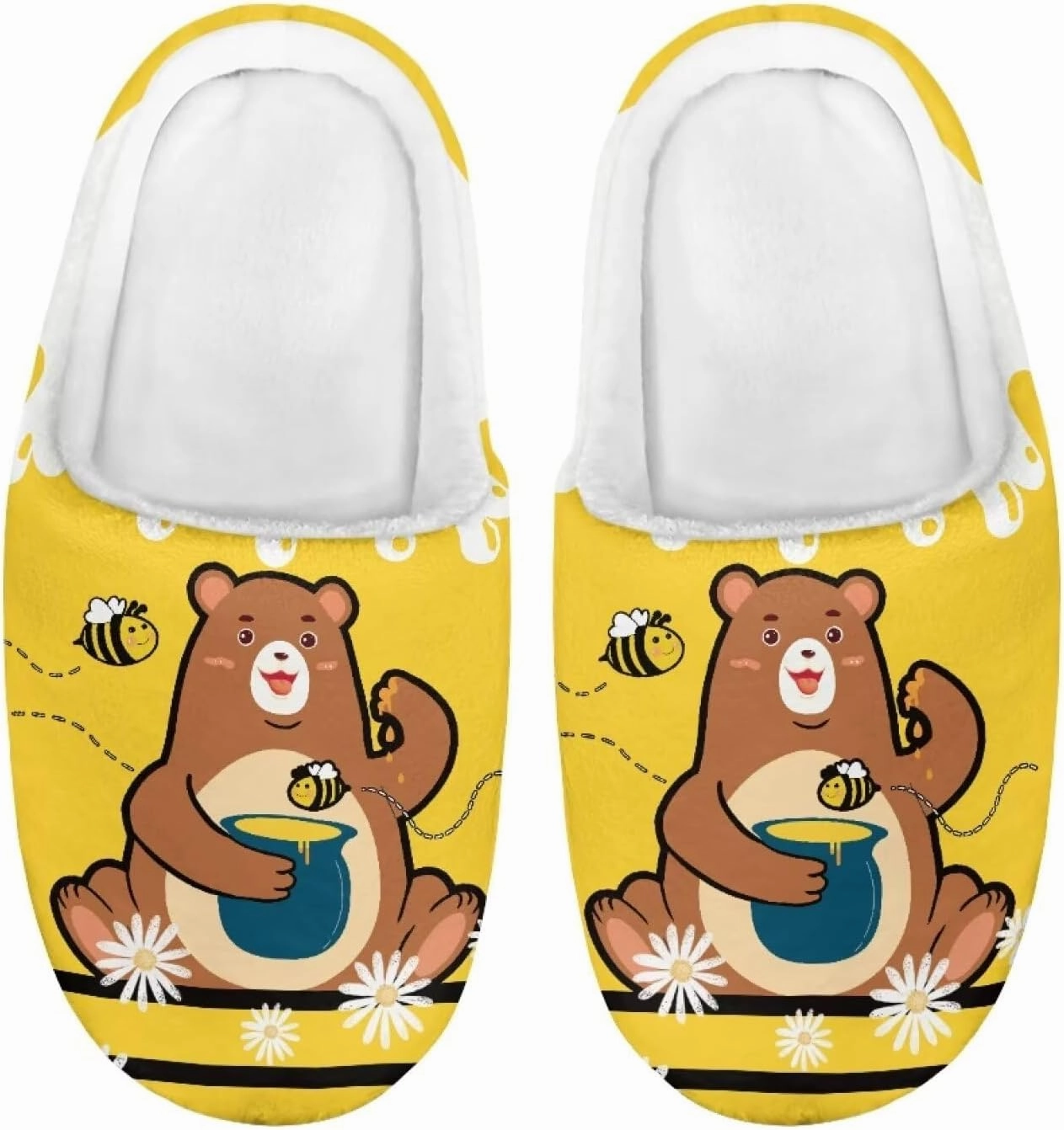 Boys Girls Cozy House Slippers Warm Plush Winter Cotton Shoes Breathable Kids Flannel Fuzzy Slippers Indoor Shoes Non Slip US 9-15