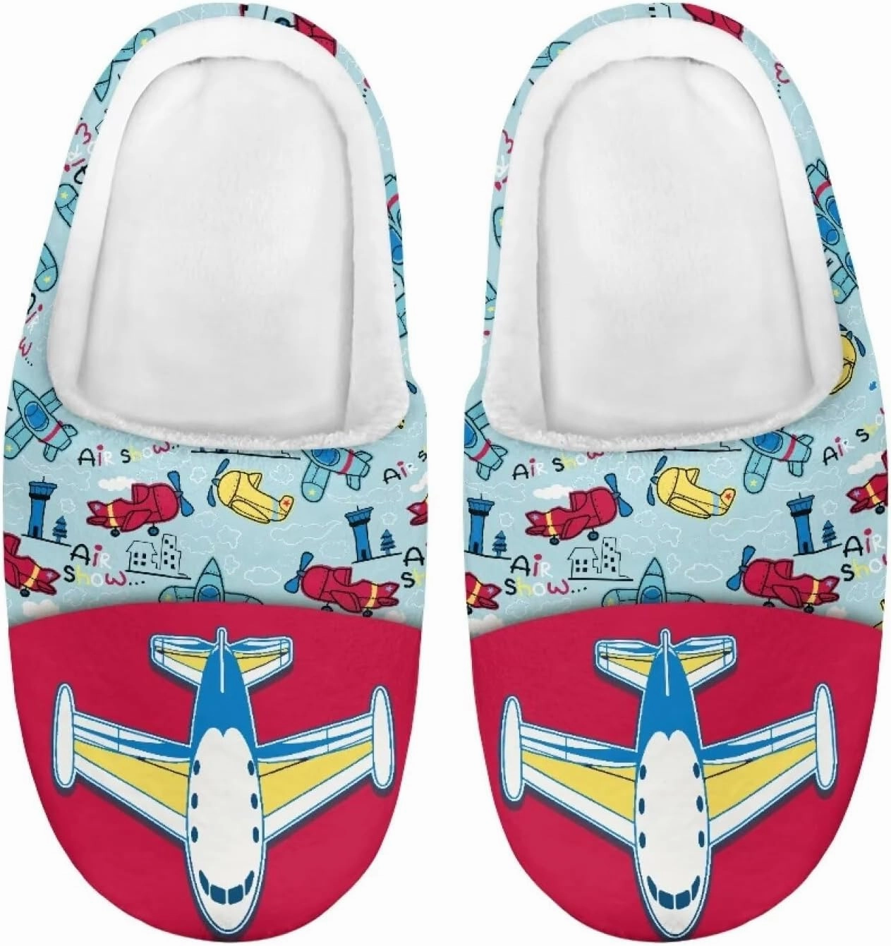 Boys Girls Cozy House Slippers Warm Plush Winter Cotton Shoes Breathable Kids Flannel Fuzzy Slippers Indoor Shoes Non Slip US 9-15