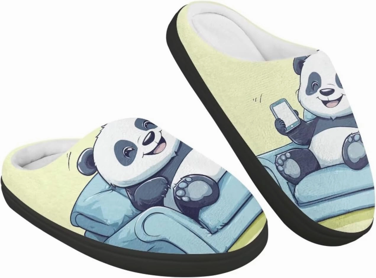 Boys Girls Slippers Kids Winter Soft Cotton Shoes Breathable Non Slip Plush Warm Slippers Fuzzy Indoor House Shoes US 9-15