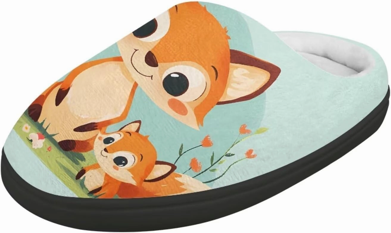 Boys Girls Slippers Kids Winter Soft Cotton Shoes Breathable Non Slip Plush Warm Slippers Fuzzy Indoor House Shoes US 9-15