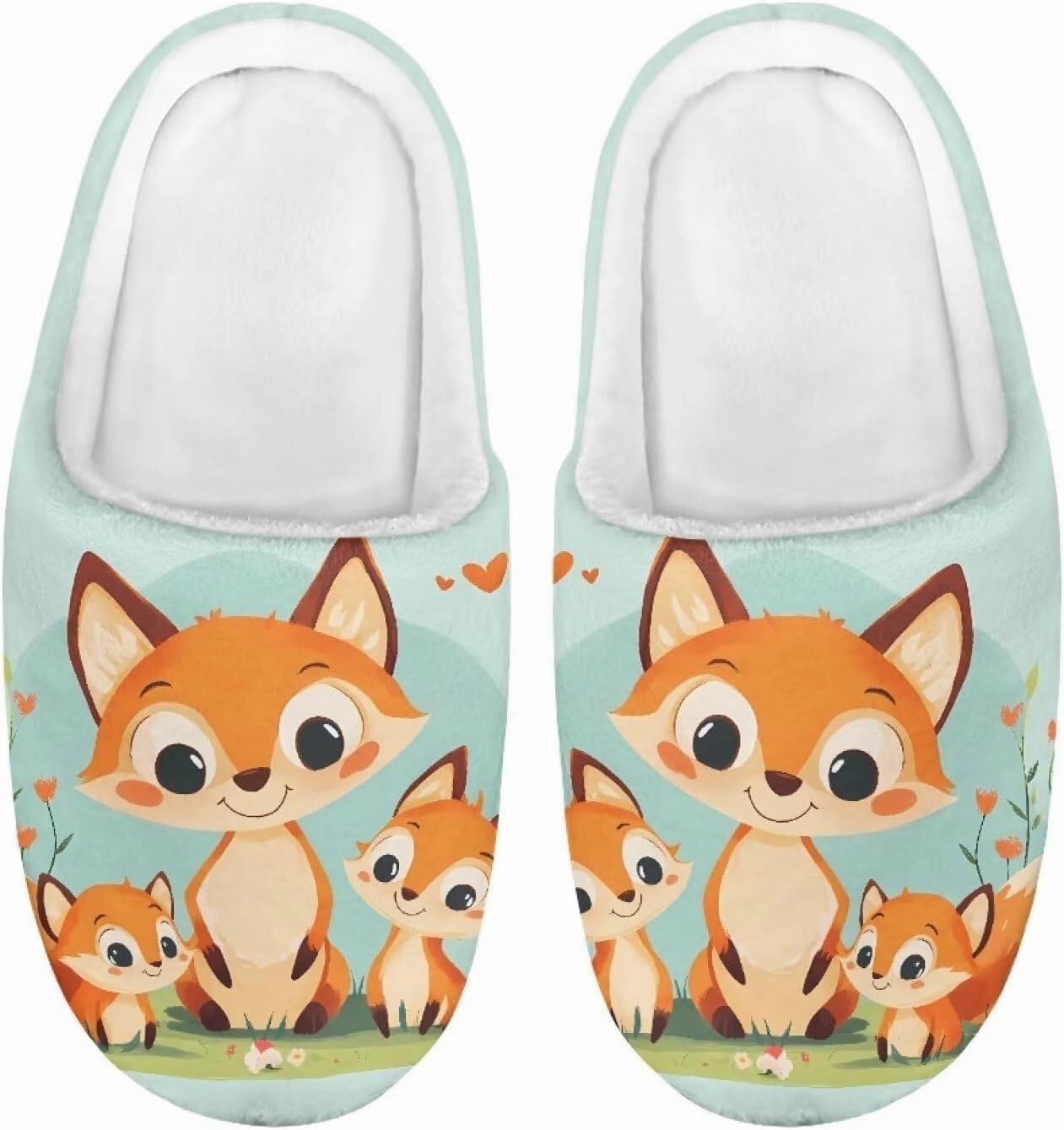 Boys Girls Slippers Kids Winter Soft Cotton Shoes Breathable Non Slip Plush Warm Slippers Fuzzy Indoor House Shoes US 9-15