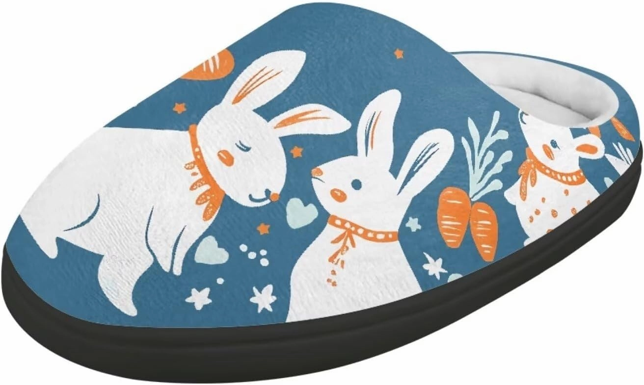 Boys Girls Slippers Kids Winter Soft Cotton Shoes Breathable Non Slip Plush Warm Slippers Fuzzy Indoor House Shoes US 9-15