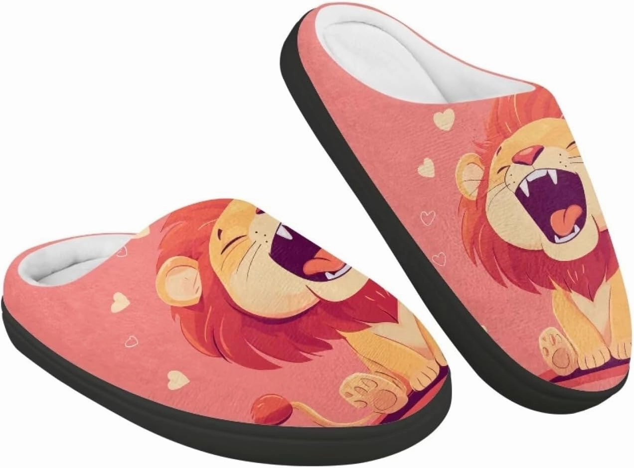 Boys Girls Slippers Kids Winter Soft Cotton Shoes Breathable Non Slip Plush Warm Slippers Fuzzy Indoor House Shoes US 9-15