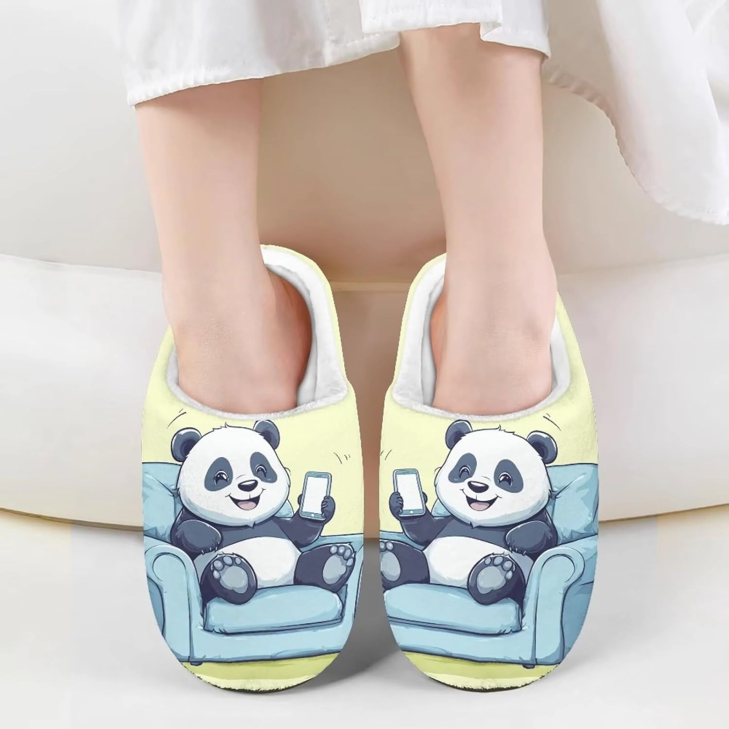 Boys Girls Slippers Kids Winter Soft Cotton Shoes Breathable Non Slip Plush Warm Slippers Fuzzy Indoor House Shoes US 9-15