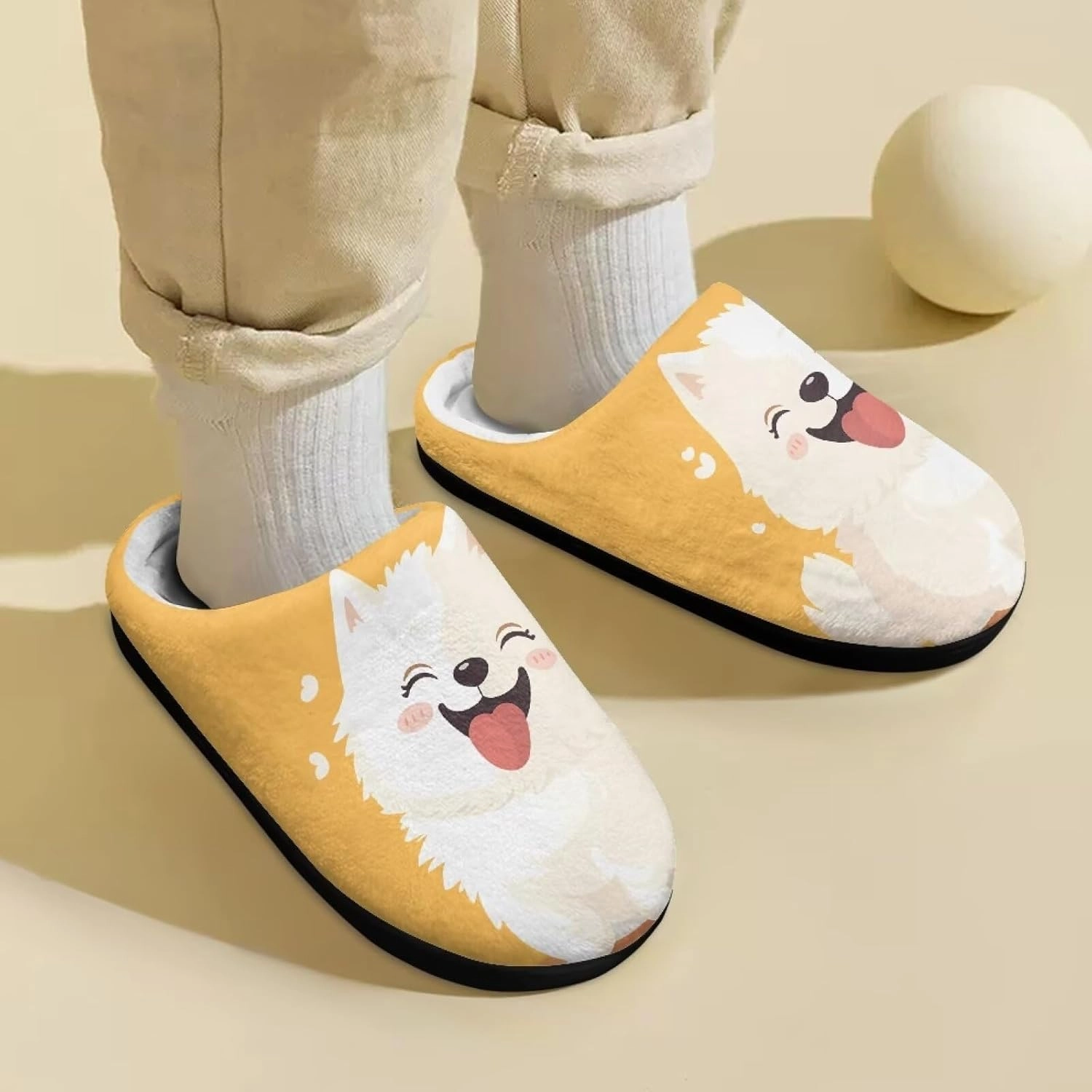 Boys Girls Slippers Kids Winter Soft Cotton Shoes Breathable Non Slip Plush Warm Slippers Fuzzy Indoor House Shoes US 9-15