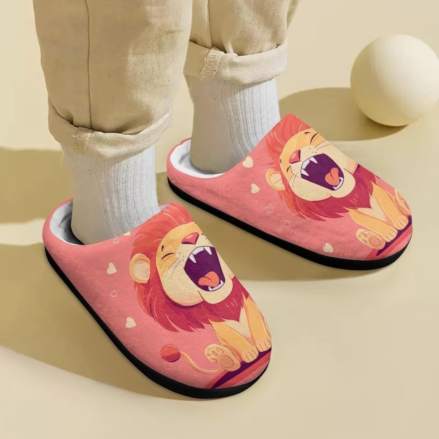 Boys Girls Slippers Kids Winter Soft Cotton Shoes Breathable Non Slip Plush Warm Slippers Fuzzy Indoor House Shoes US 9-15